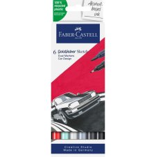 Obojstranné popisovače Gofa Sketch Dual set 6 Car design