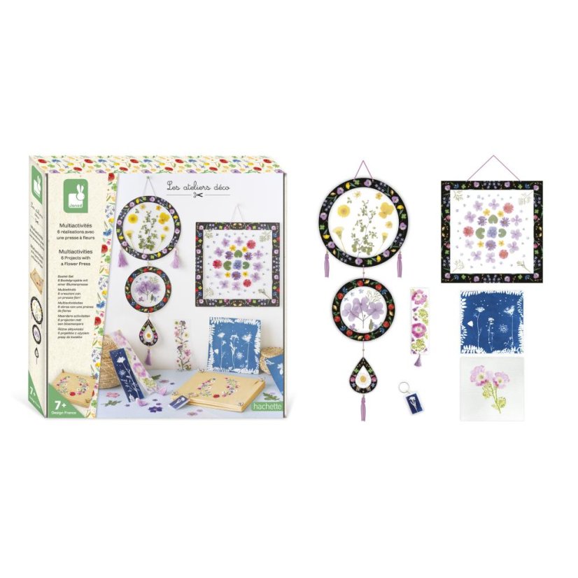 Janod Atelier Deco XXL sada s aktivitami Herbár od 8 rokov
