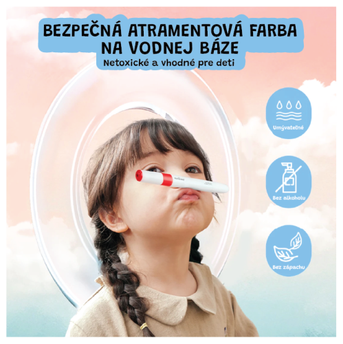 Obojstranné fixky s dvoma hrotmi v boxe 24 ks