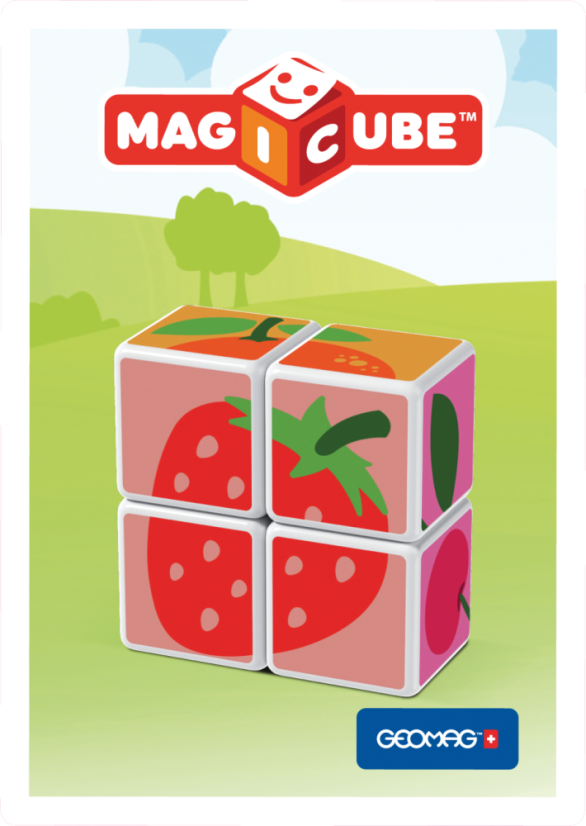 Magicube Fruit - Magnetické kocky Ovocie 4 diely