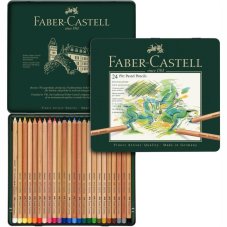 Pastel v tužce Pitt Pastel 24 barev v plechové krabičce