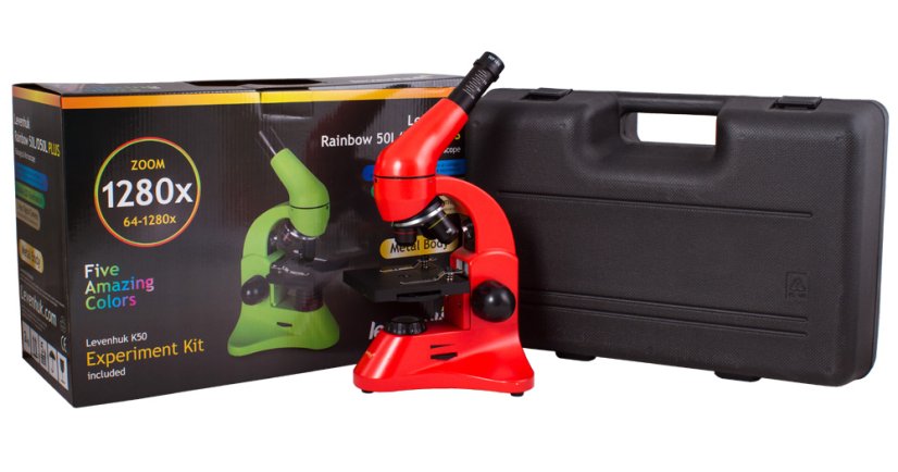 Mikroskop Levenhuk  Rainbow 50L PLUS Orange