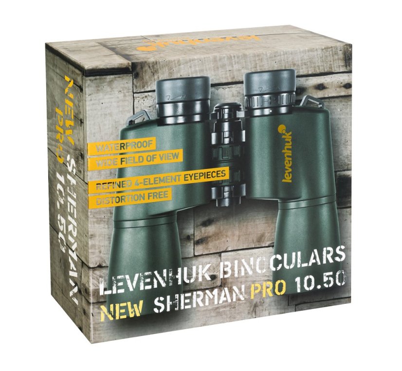 Binokulárny ďalekohľad Levenhuk New Sherman PRO 10x50
