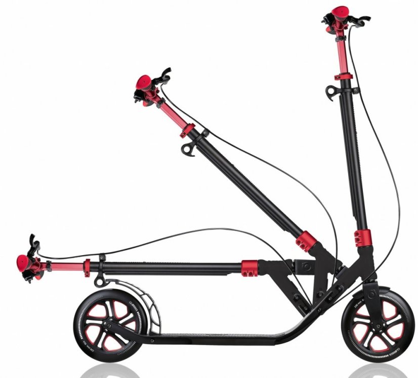 Koloběžka Globber One NL 230 Ultimate Titanium - Ruby Red
