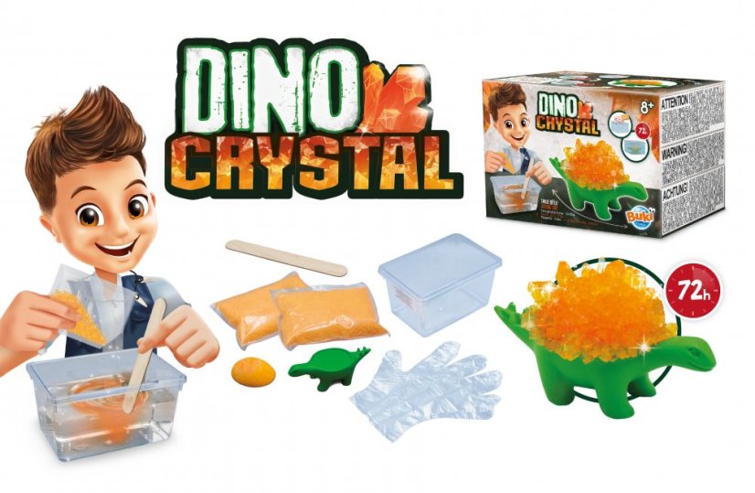 Dinosaurus z krystalů