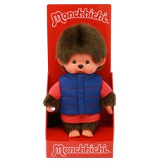 Mončiči chlapec v modré vestě 20cm