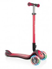 Kolobežka Globber  Elite Deluxe Lights Red