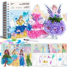 Kreativní kniha Fashion Magic Princesses