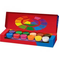 Temperové farby Faber-Castell  12 farieb po 20 ml
