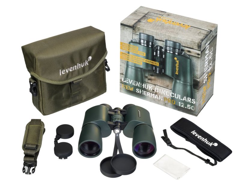 Binokulární dalekohled Levenhuk New Sherman PRO 12x50