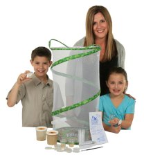 Motýlia záhrada – veľká školská sada 33 húseníc