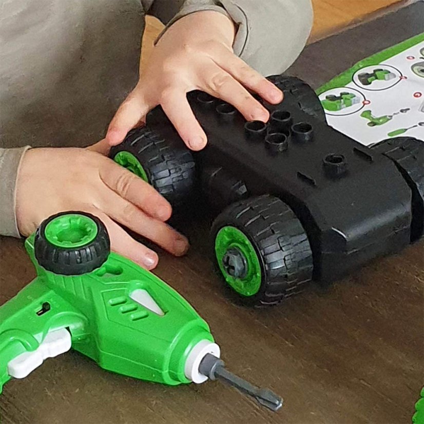 Stavebnice popelářské auto na dálkové ovládání