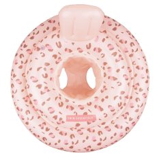 Nafukovací kruh pro miminka Old pink Leopard