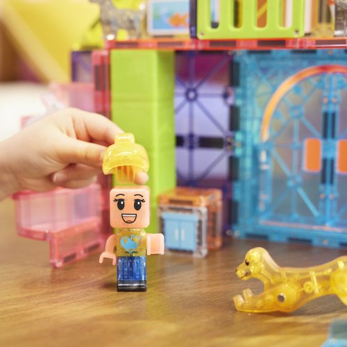 Magnetická stavebnice Magna Tiles Pet Playhouse 50 dílů