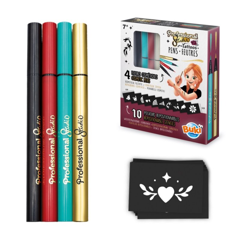 Kreativní sada pro děti - Tetovací pera - GOLD