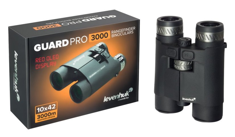Binokulární dalekohled s dálkoměrem Levenhuk Guard PRO 3000