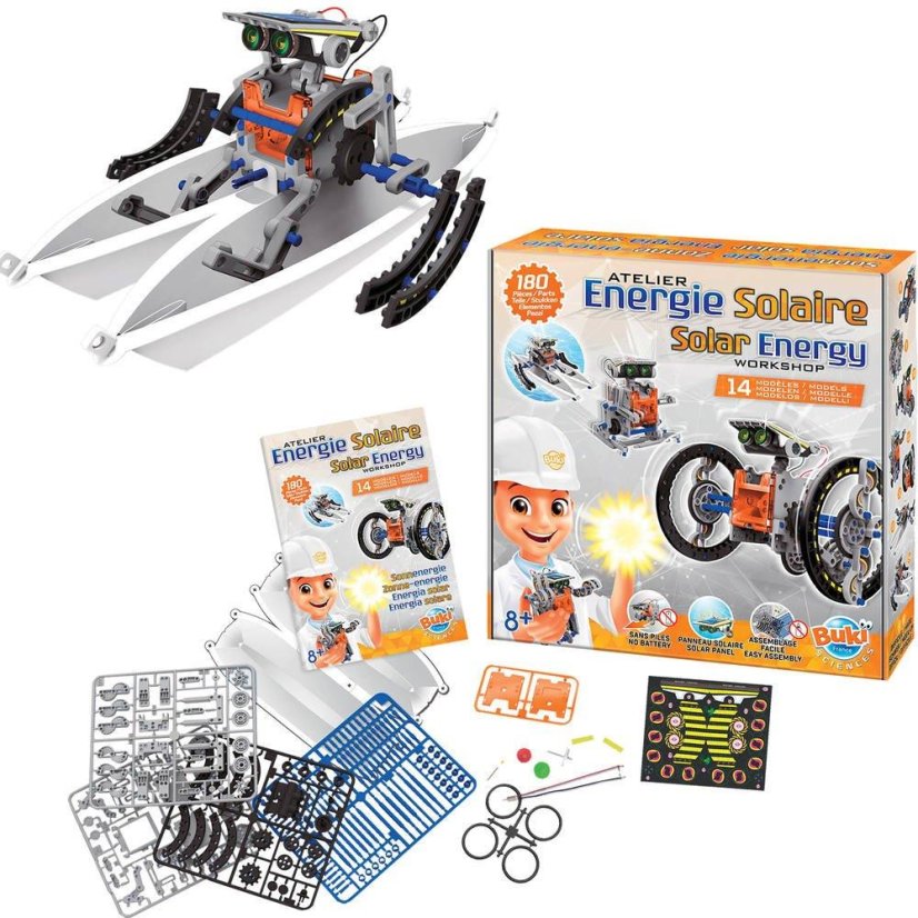 Solarne hracky - Solarna energia 14 v 1 obsah