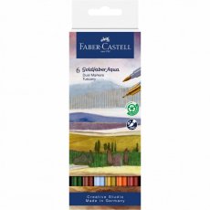 Popisovače Goldfaber Aqua Dual, súprava 6 farieb Tuscany