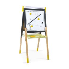 Obojstranná magnetická tabuľa žltá šedá Janod