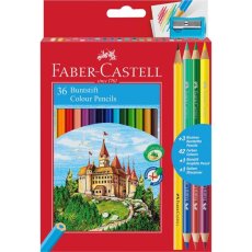 Pastelky Faber-Castell set 36 farieb + 3 dvojfarebné pastelky a struhadlo