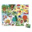 Janod Puzzle v kufríku Štyri ročné obdobia 36 ks