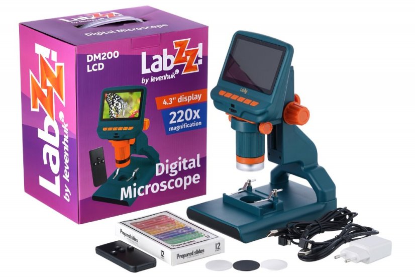 Digitálny Mikroskop pre deti - obsah balenia