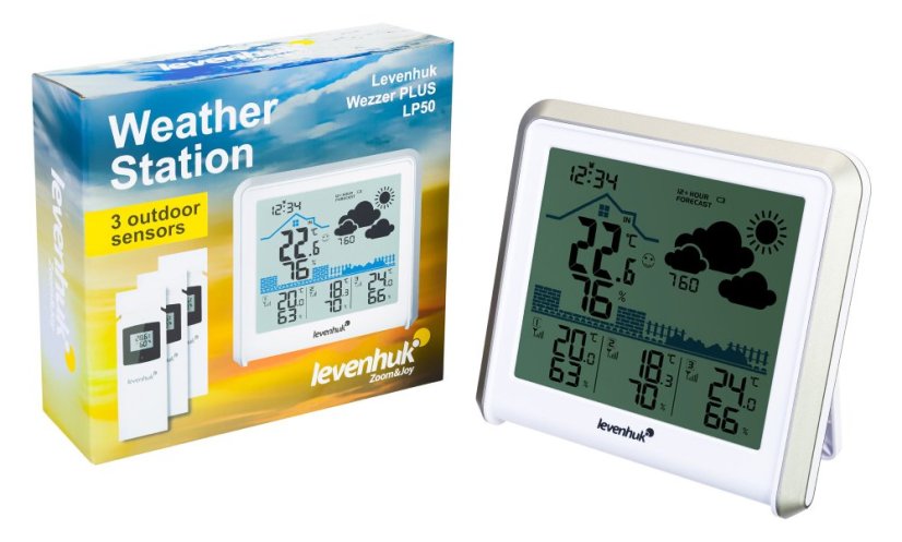 Meteorologická stanica Levenhuk Wezzer PLUS LP50