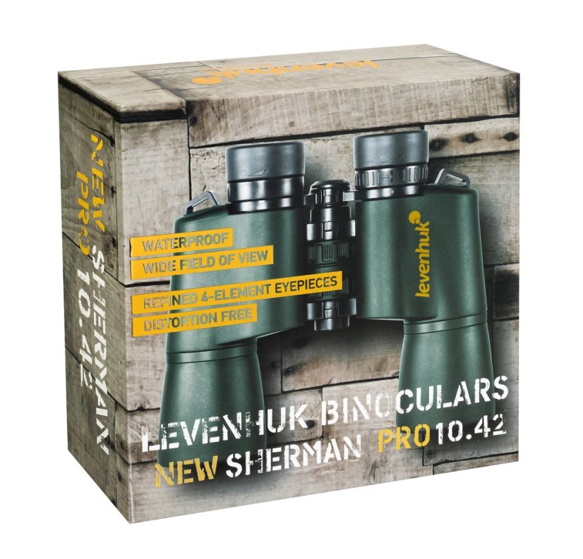 Binokulárny ďalekohľad Levenhuk New Sherman PRO 10x42