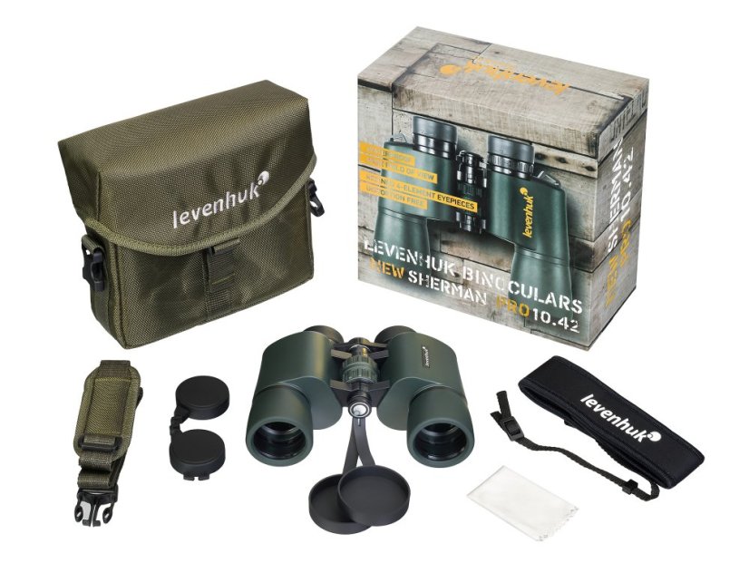 Binokulárny ďalekohľad Levenhuk New Sherman PRO 10x42