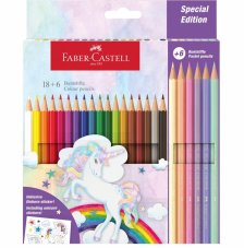 Pastelky Unicorn Colour Classic set 18+6 Pastel