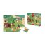 Janod Les - hmatové senzorické puzzle s  rôznymi povrchmi 20 ks