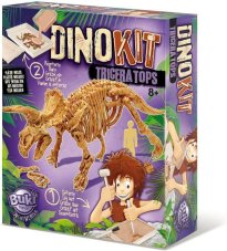 Kostra dinosaura - vykopavky dinosaurov Triceratops balenie