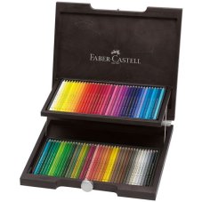 Pastelky Polychromos – sada 72 uměleckých pastelek v dřevěné kazetě