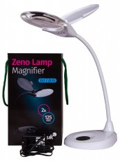 Stolová lupa s osvetlením Zeno Lamp ZL13 LED biela - balenie