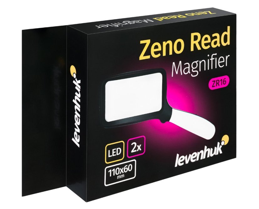 Lupa na čítanie s osvetlením Levenhuk Zeno Read ZR16