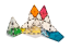 Magnetická stavebnica Magna Tiles Polygons 8 dielov