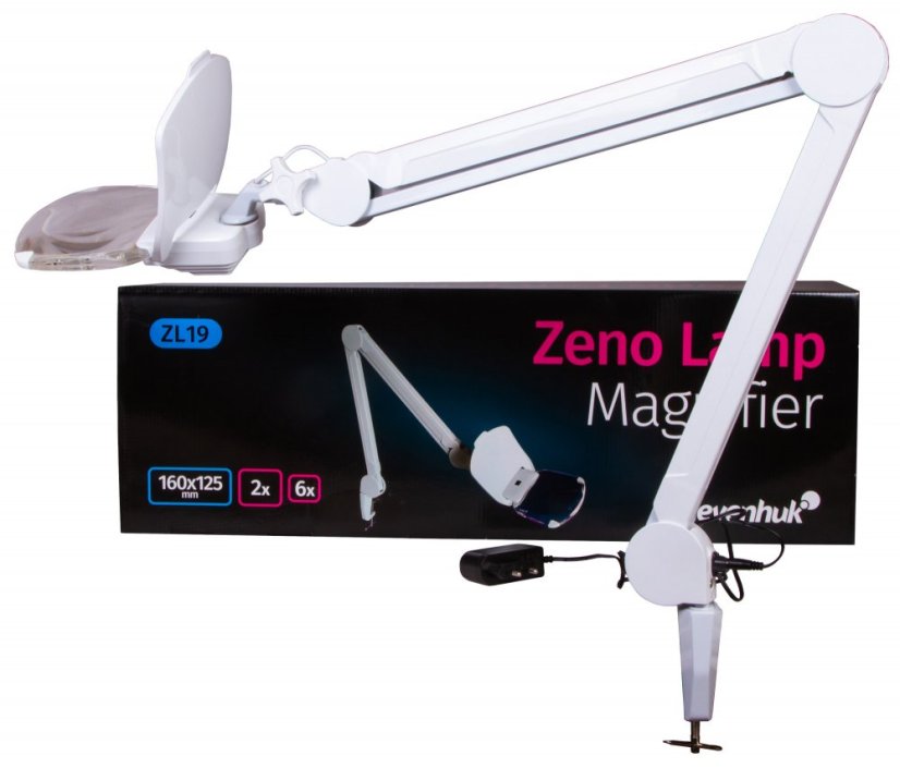 Stolová lupa s LED svetlom Zeno Lamp ZL19 LED