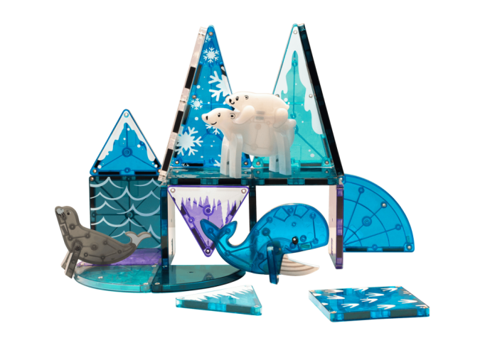 Magnetická stavebnica Magna Tiles Arctic Animals 25 dielov