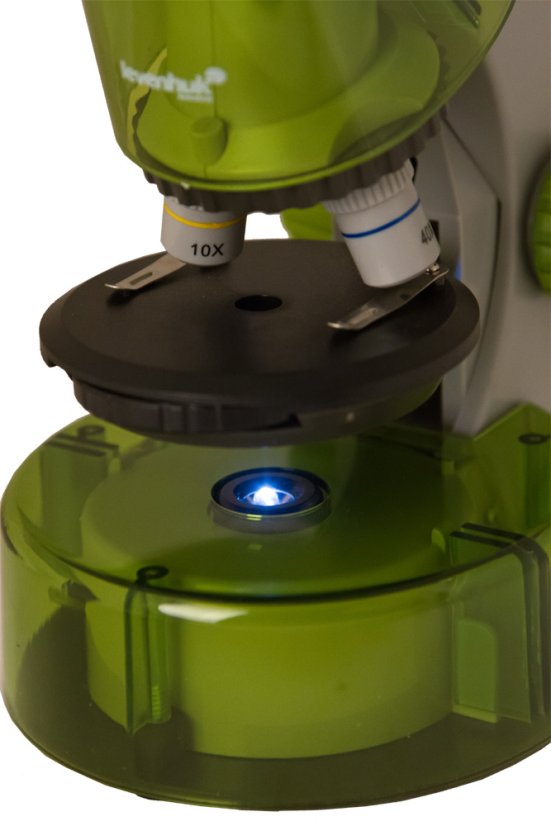 Detský mikroskop - podsvietenie