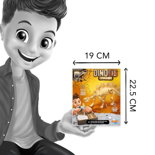 DinoKIT vykopávka a kostra Stegosaurus