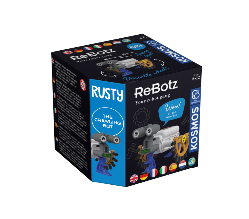 Lezoucí robot Rusty - minirobot pro děti Rebotz