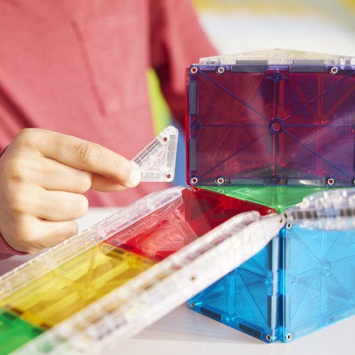 Magnetická stavebnica Magna Tiles Rail Racers 33 dielov