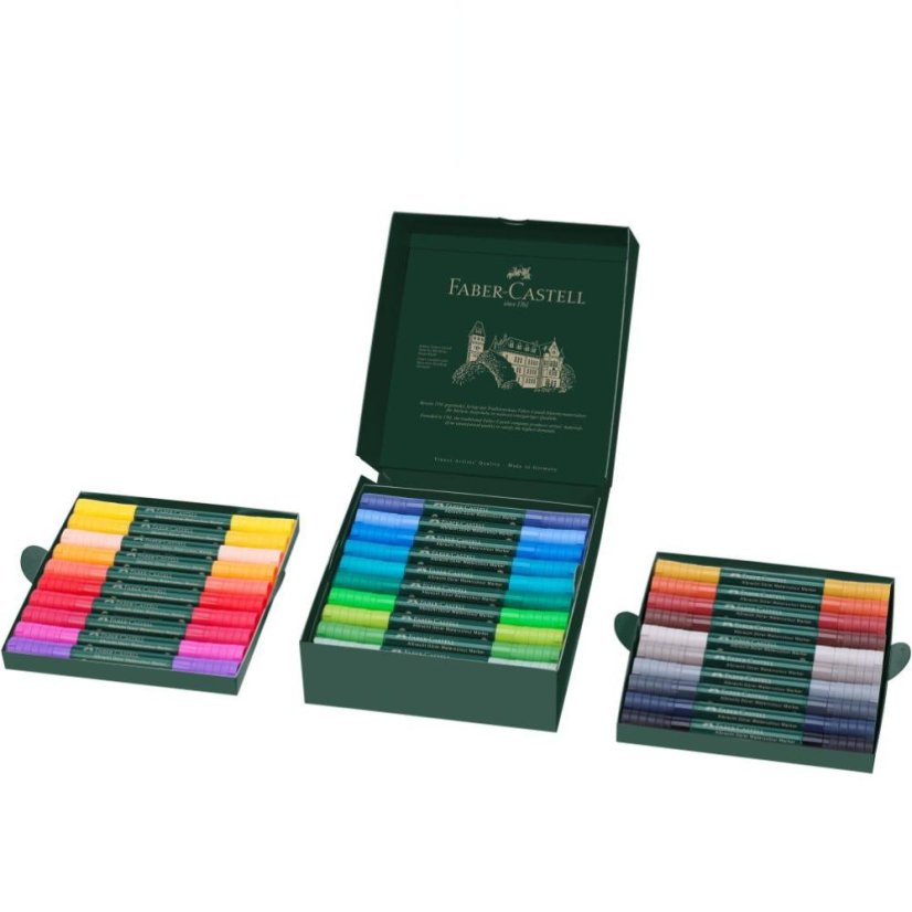 Akvarelové popisovače Faber-Castell A. Dürer – sada 30 farieb