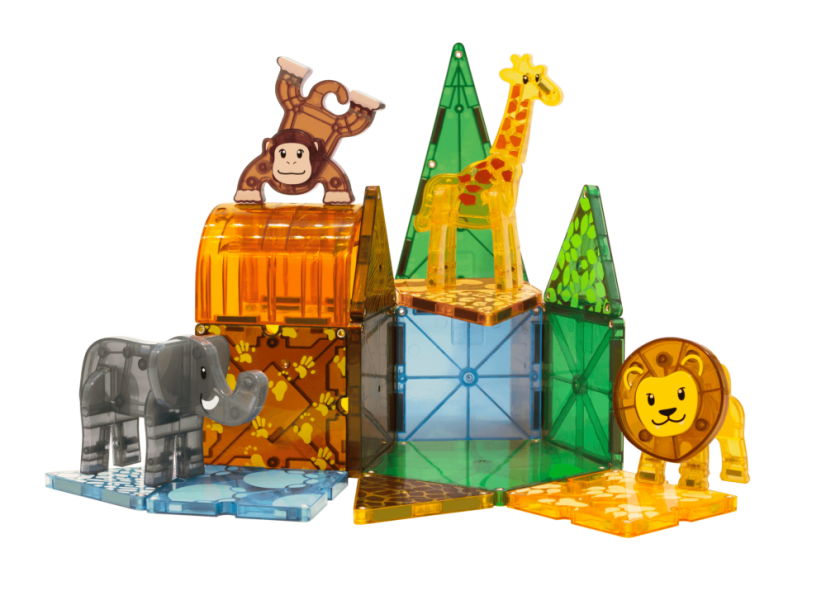 Magnetická stavebnice Magna Tiles Safari Animals 25 dílů