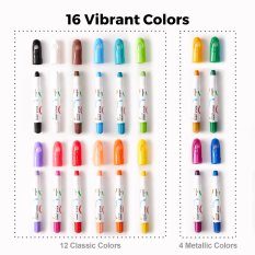 Smyvatelné temperové barvy v tyčince 16 ks