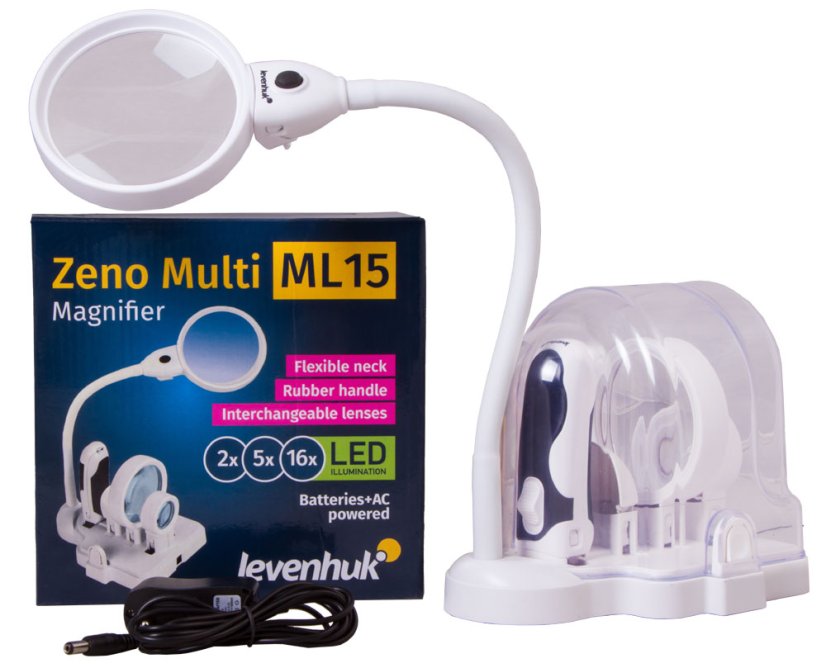 Lupa s vymeniteľnými šošovkami Zeno Multi ML15
